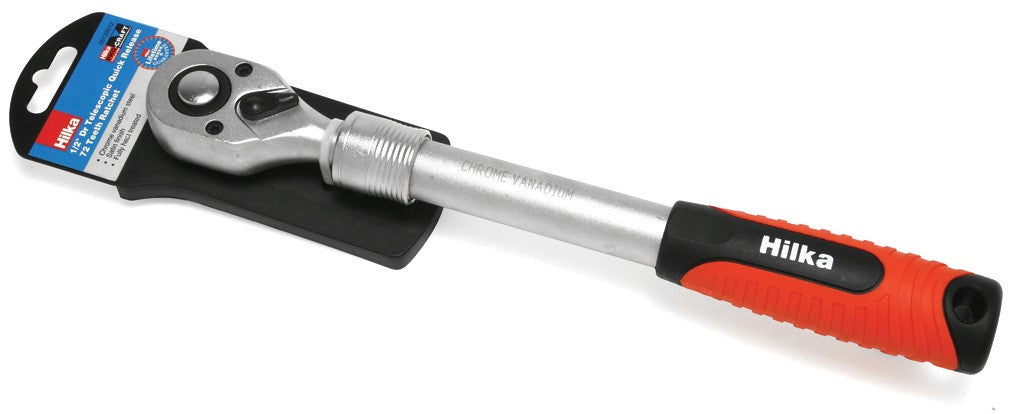 Hilka 1/2" 297 to 440mm Telescopic Ratchet 06130012