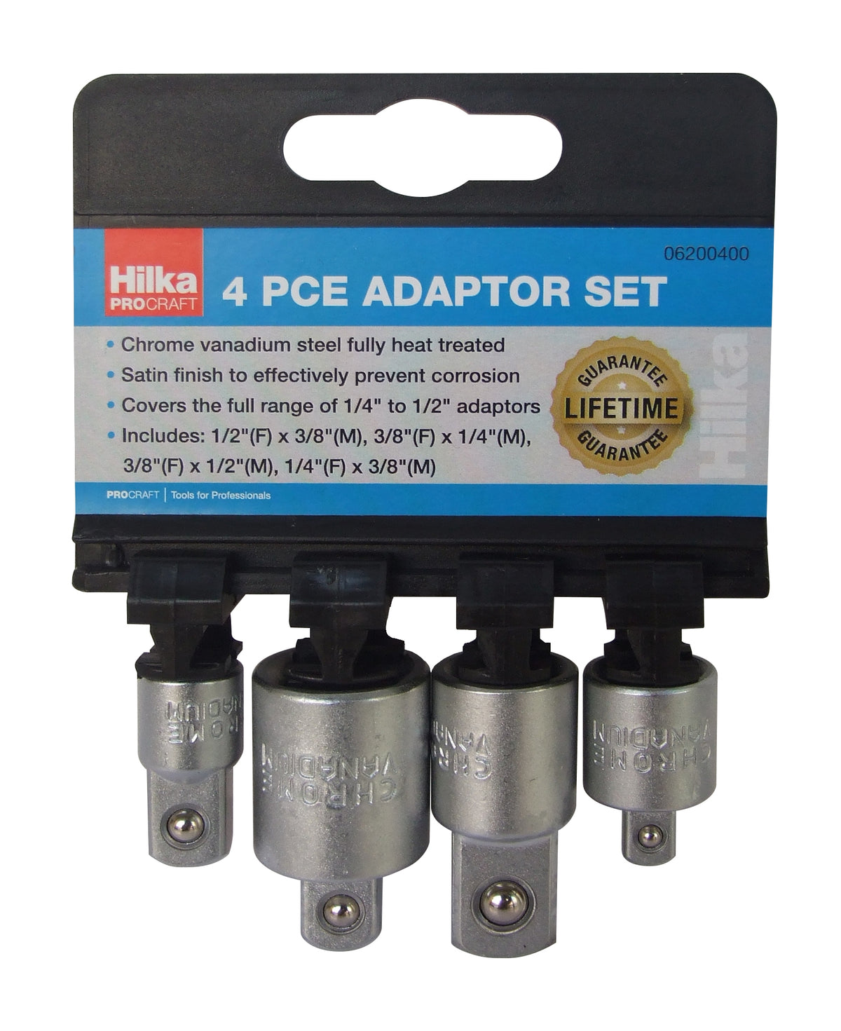 Hilka 4 pce Adaptor Set 06200400
