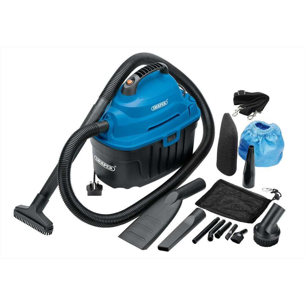 Draper 230V Wet and Dry Vacuum Cleaner, 10L, 1000W  06489