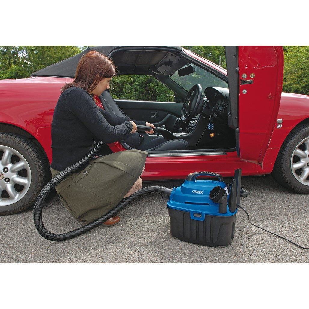 Draper 230V Wet and Dry Vacuum Cleaner, 10L, 1000W  06489