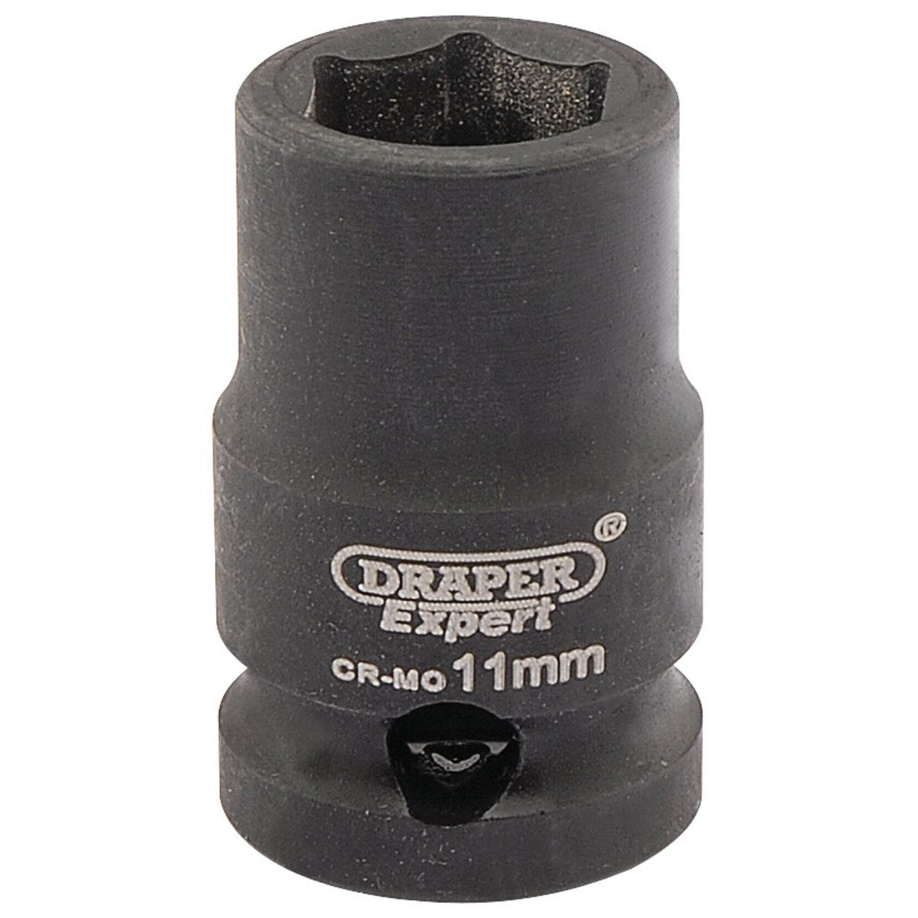 Draper HI-TORQ® 6 Point Impact Socket, 3/8" Sq. Dr., 11mm  06870