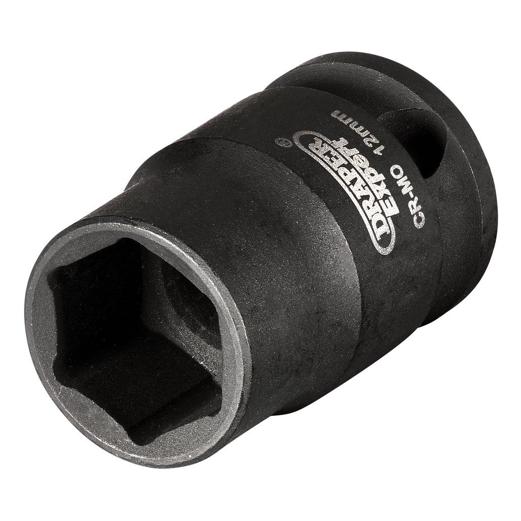 Draper HI-TORQ® 6 Point Impact Socket, 3/8" Sq. Dr., 12mm  06871