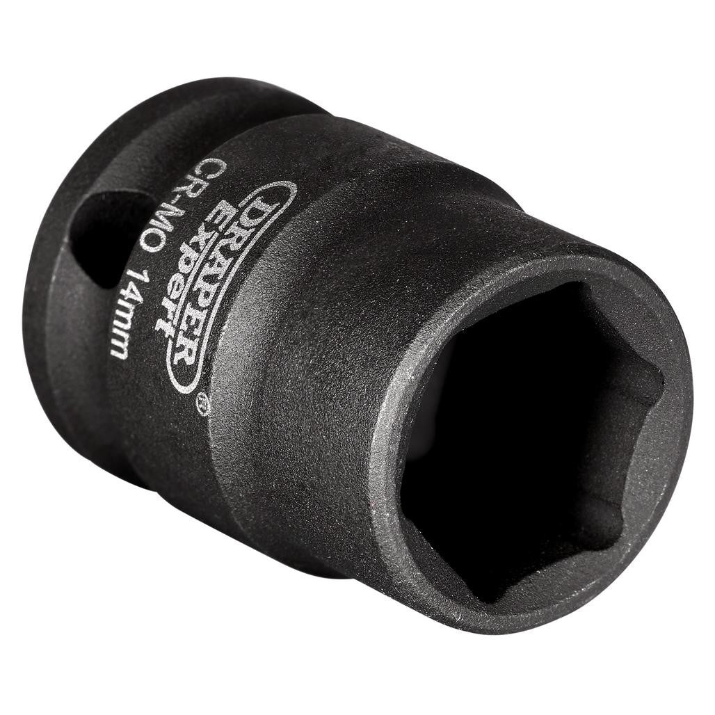 Draper HI-TORQ® 6 Point Impact Socket, 3/8" Sq. Dr., 14mm  06874