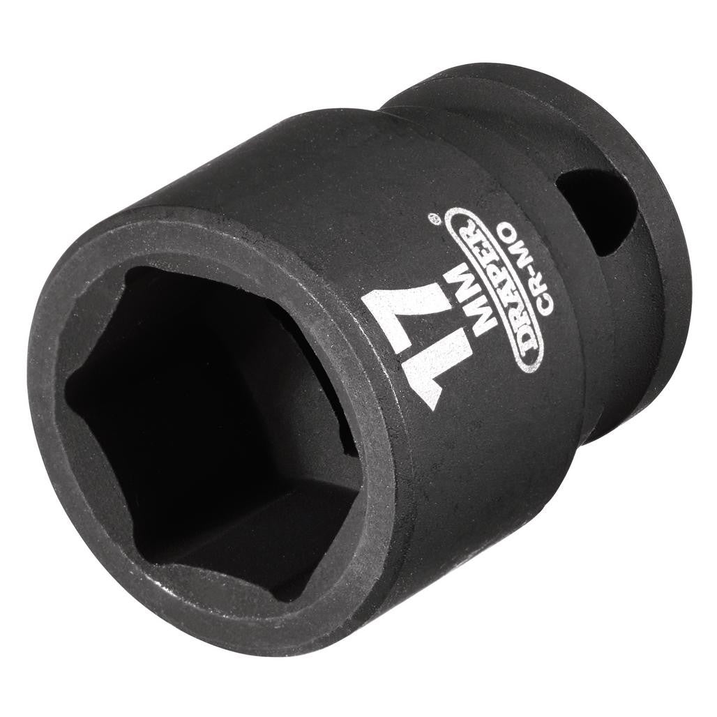 Draper HI-TORQ® 6 Point Impact Socket, 3/8" Sq. Dr., 17mm  06877