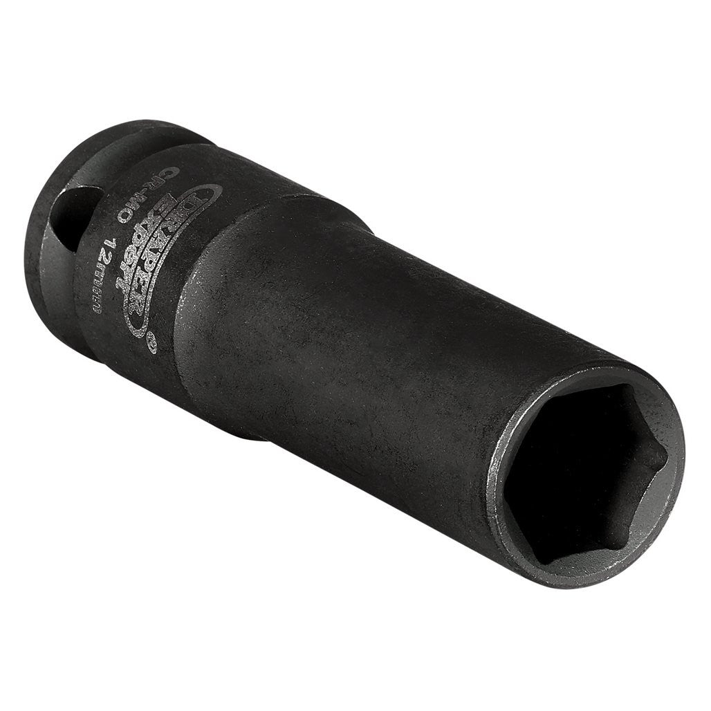 Draper HI-TORQ® 6 Point Deep Impact Socket, 3/8" Sq. Dr., 12mm  06885