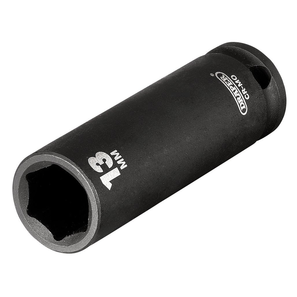 Draper HI-TORQ® 6 Point Deep Impact Socket, 3/8" Sq. Dr., 13mm  06886