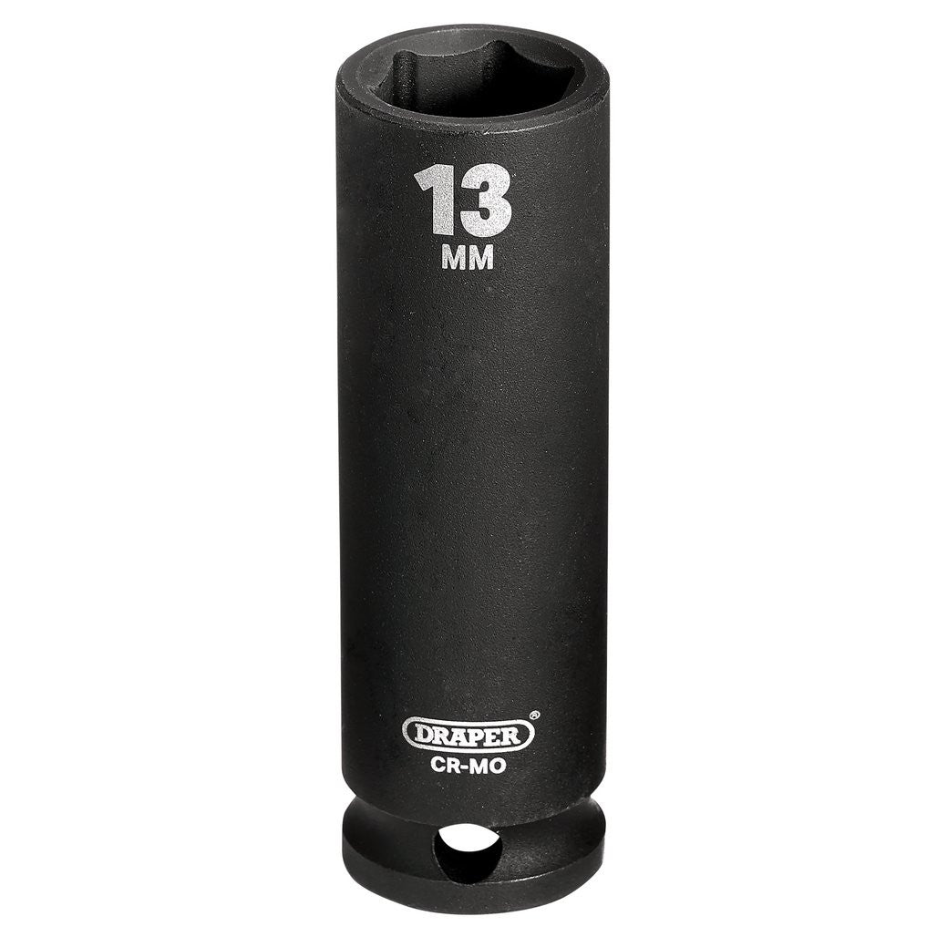 Draper HI-TORQ® 6 Point Deep Impact Socket, 3/8" Sq. Dr., 13mm  06886