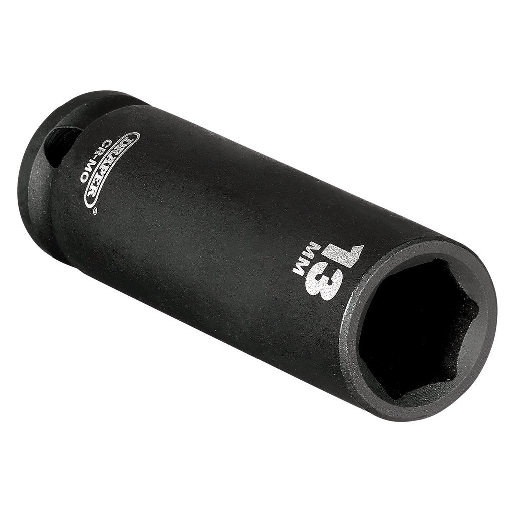 Draper HI-TORQ® 6 Point Deep Impact Socket, 3/8" Sq. Dr., 13mm  06886
