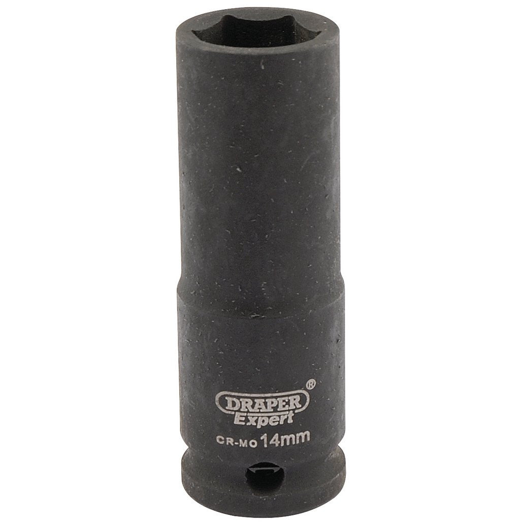 Draper HI-TORQ® 6 Point Deep Impact Socket, 3/8" Sq. Dr., 14mm  06887