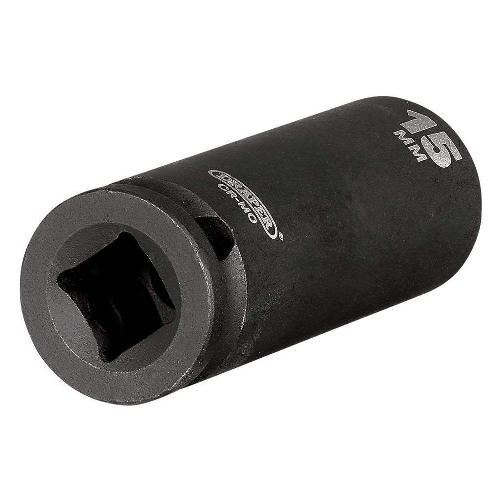 Draper HI-TORQ® 6 Point Deep Impact Socket, 3/8" Sq. Dr., 15mm  06888