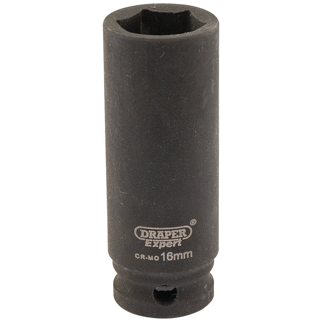 Draper HI-TORQ® 6 Point Deep Impact Socket, 3/8" Sq. Dr., 16mm  06889