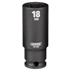 Draper HI-TORQ® 6 Point Deep Impact Socket, 3/8" Sq. Dr., 18mm  06891