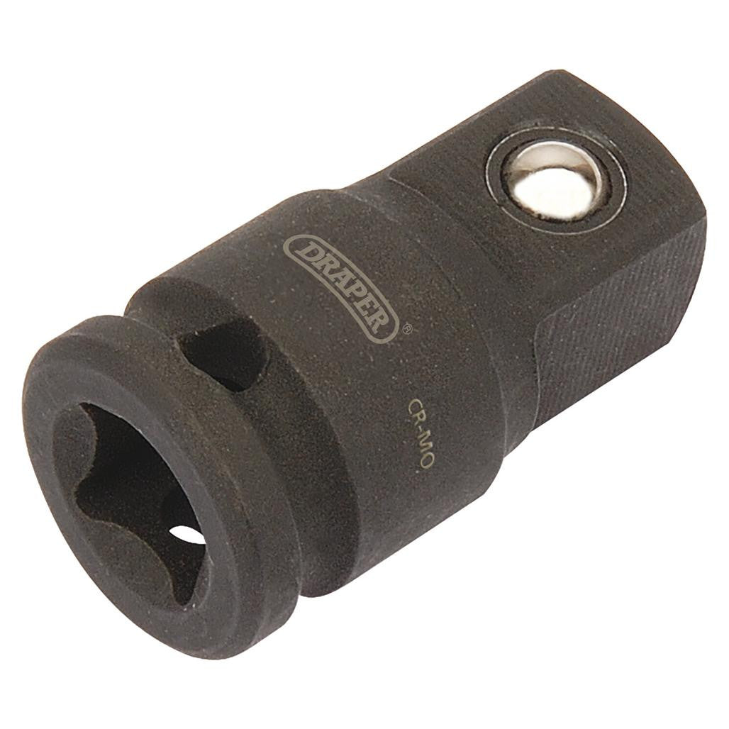 Draper Impact Socket Converter, 1/4"(F) x 3/8"(M)  07021