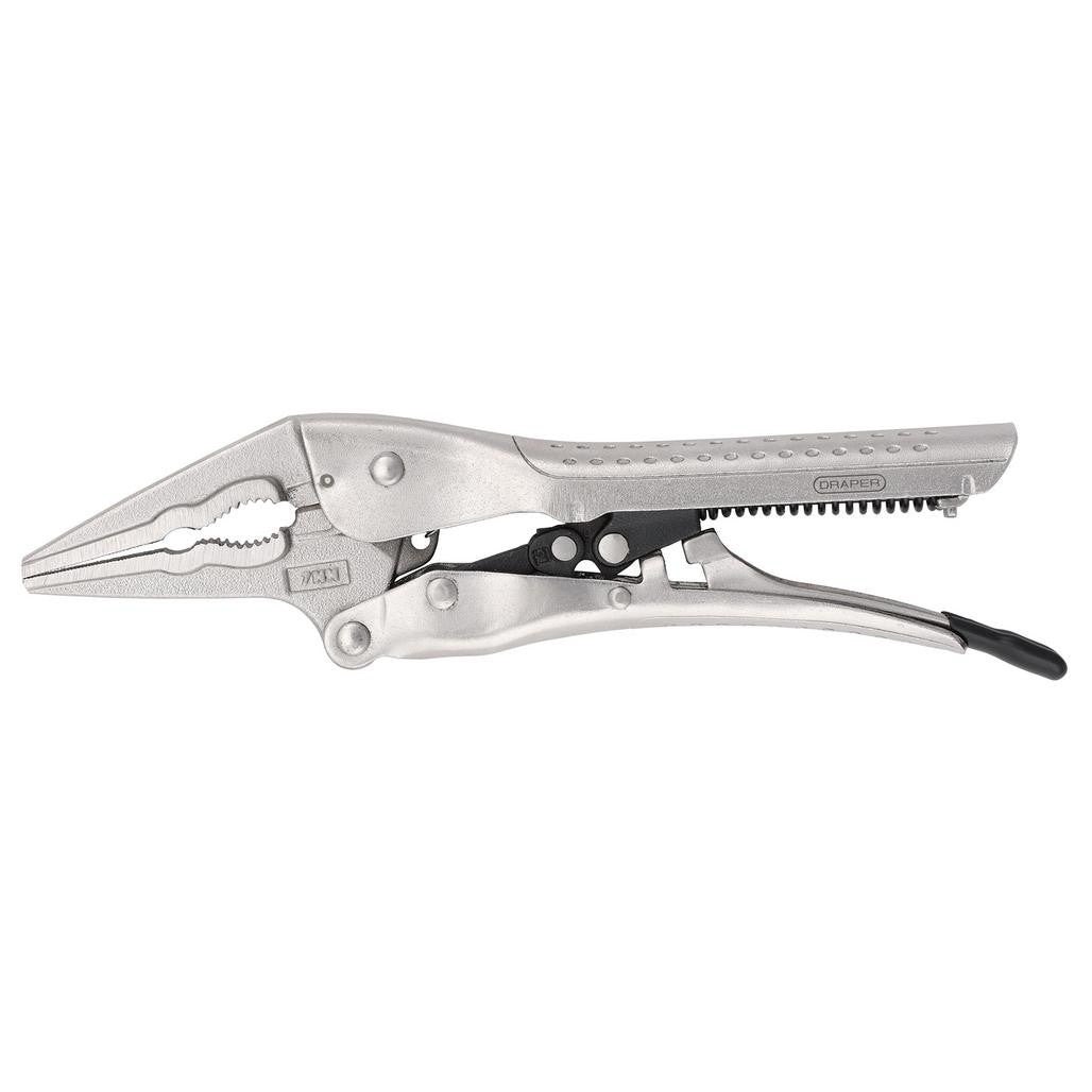 Draper Long Nose Locking Pliers, 200mm  07099