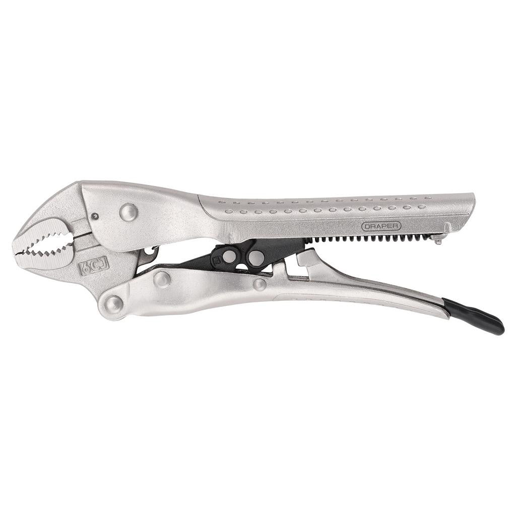 Draper Curved Jaw Auto Locking Pliers, 175mm  07101