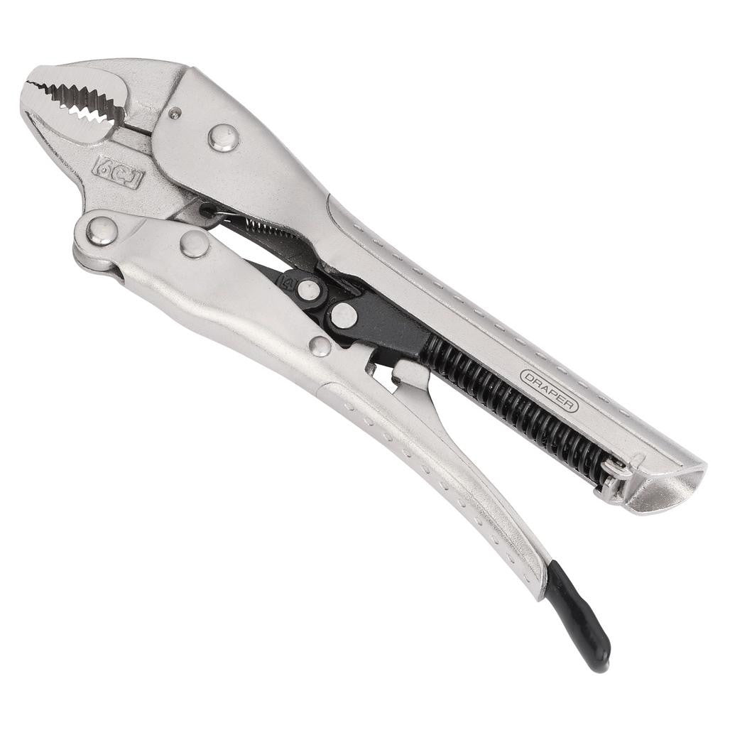 Draper Curved Jaw Auto Locking Pliers, 175mm  07101