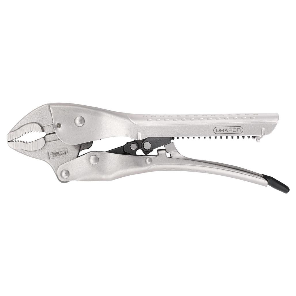 Draper Curved Jaw Auto Locking Pliers, 250mm  07102