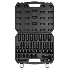 Draper Hi-TORQ® Impact Socket Set, 1/2" Sq. Dr. (40 Piece)  07106