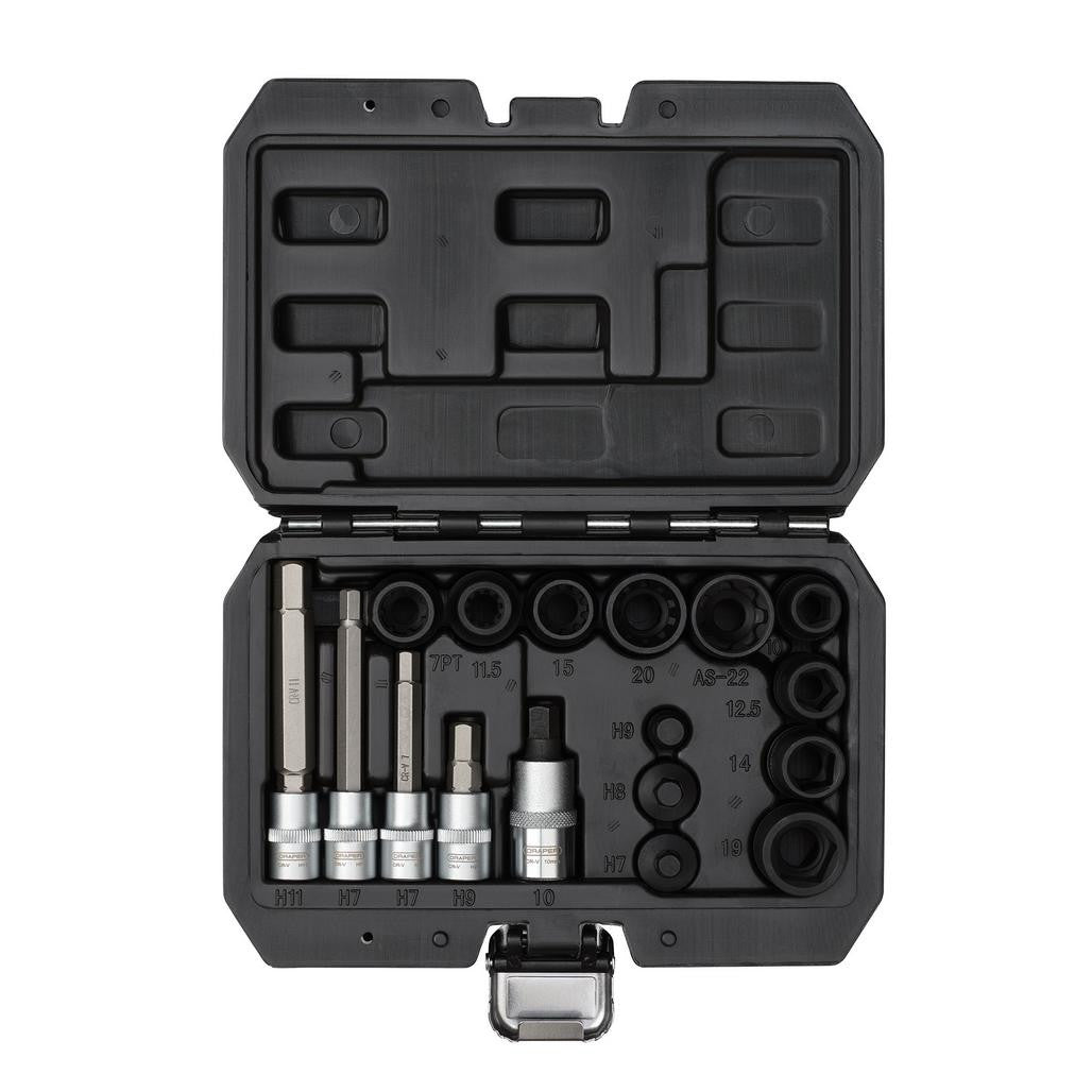 Draper Brake Caliper Socket and Bit Set (17 Piece) 07114