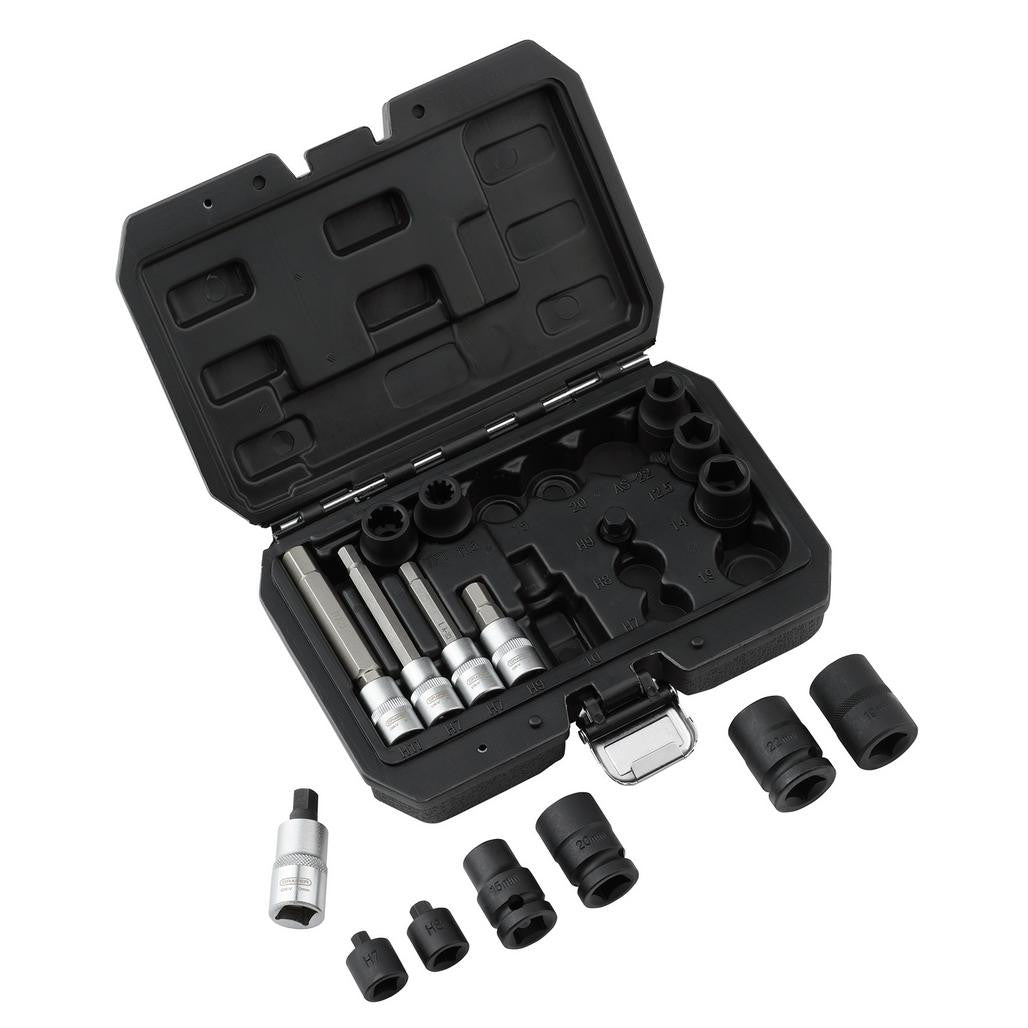 Draper Brake Caliper Socket and Bit Set (17 Piece) 07114