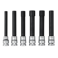 Draper Extra Long E-Type Sockets, 1/2" Sq. Dr. (6 Piece)  07125