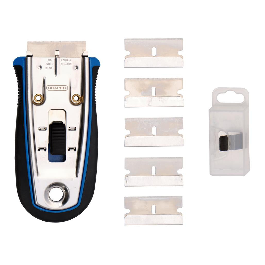 Draper Retractable Window Scraper   07141
