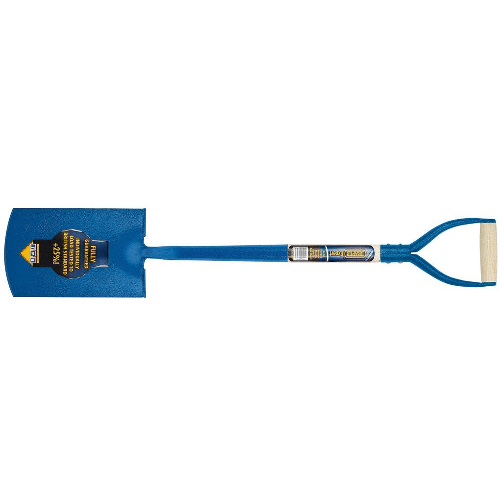 Draper Expert Contractors Square Mouth Shovel with Ash Shaft  07194