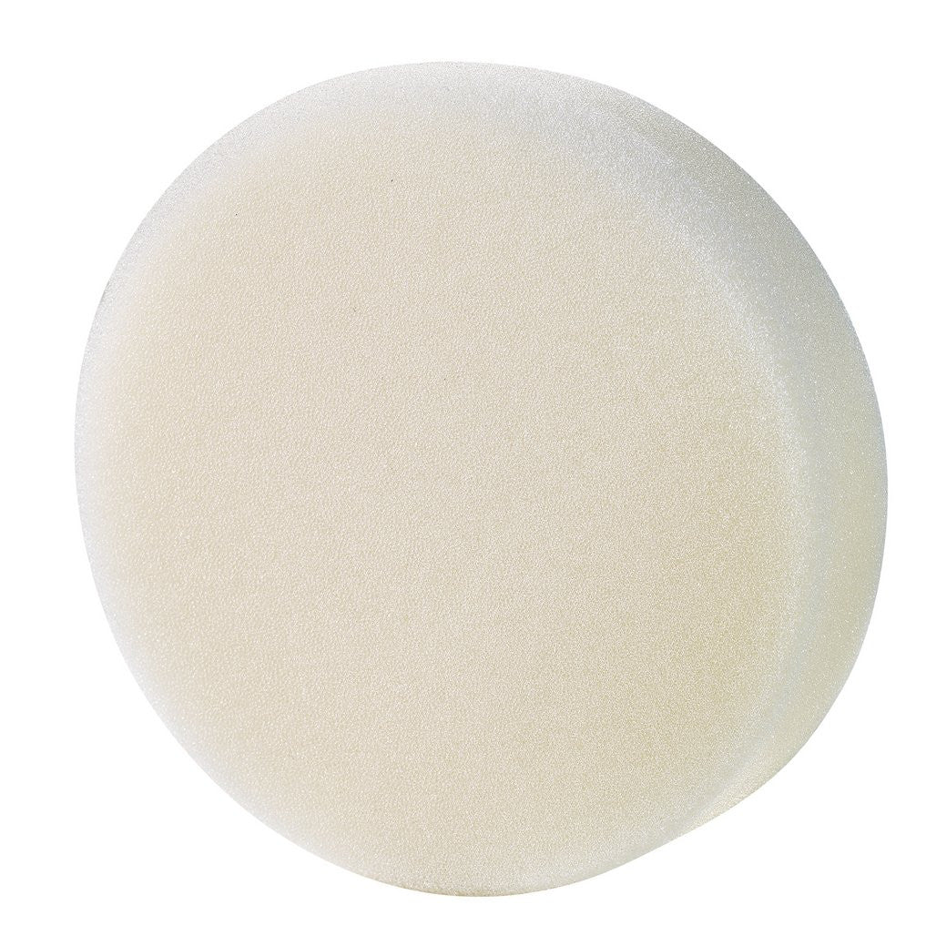 Draper Medium-Light Polishing Pad, 125mm, White  07579