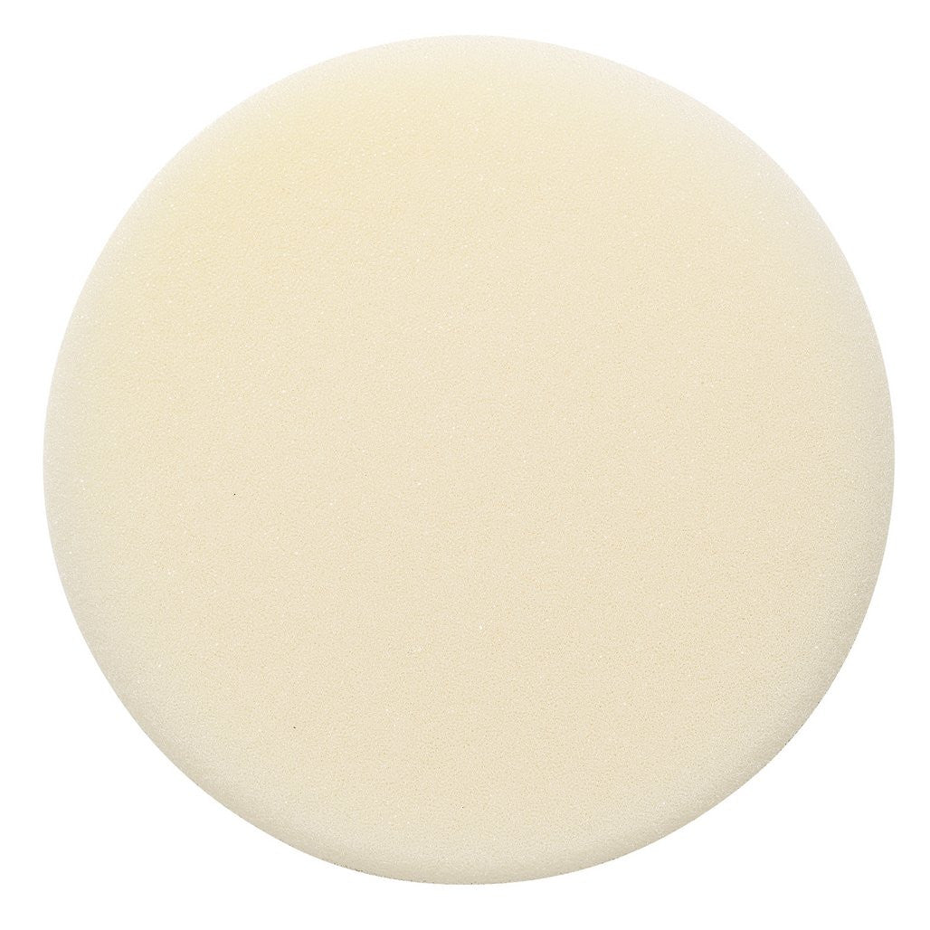 Draper Medium-Light Polishing Pad, 125mm, White  07579