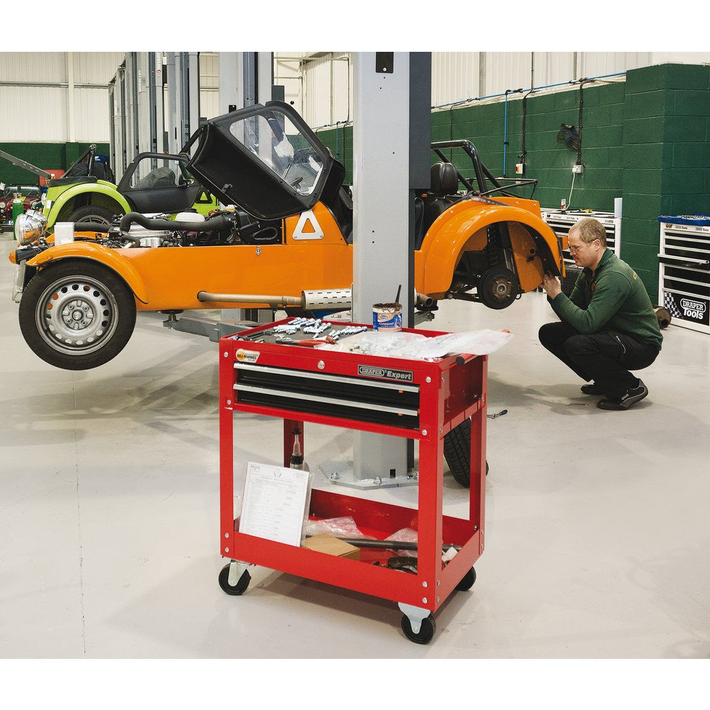 Draper Draper Expert 2 Tier Tool Trolley with Two Drawers 07635