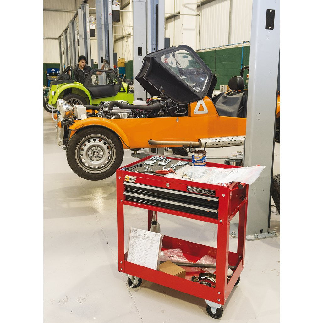 Draper Draper Expert 2 Tier Tool Trolley with Two Drawers 07635