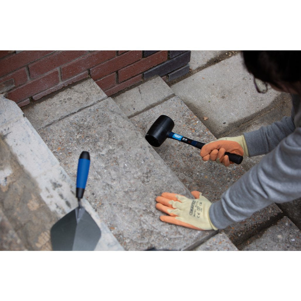 Draper Expert Rubber Mallet with Fibreglass Shaft, 450g/16oz  08017