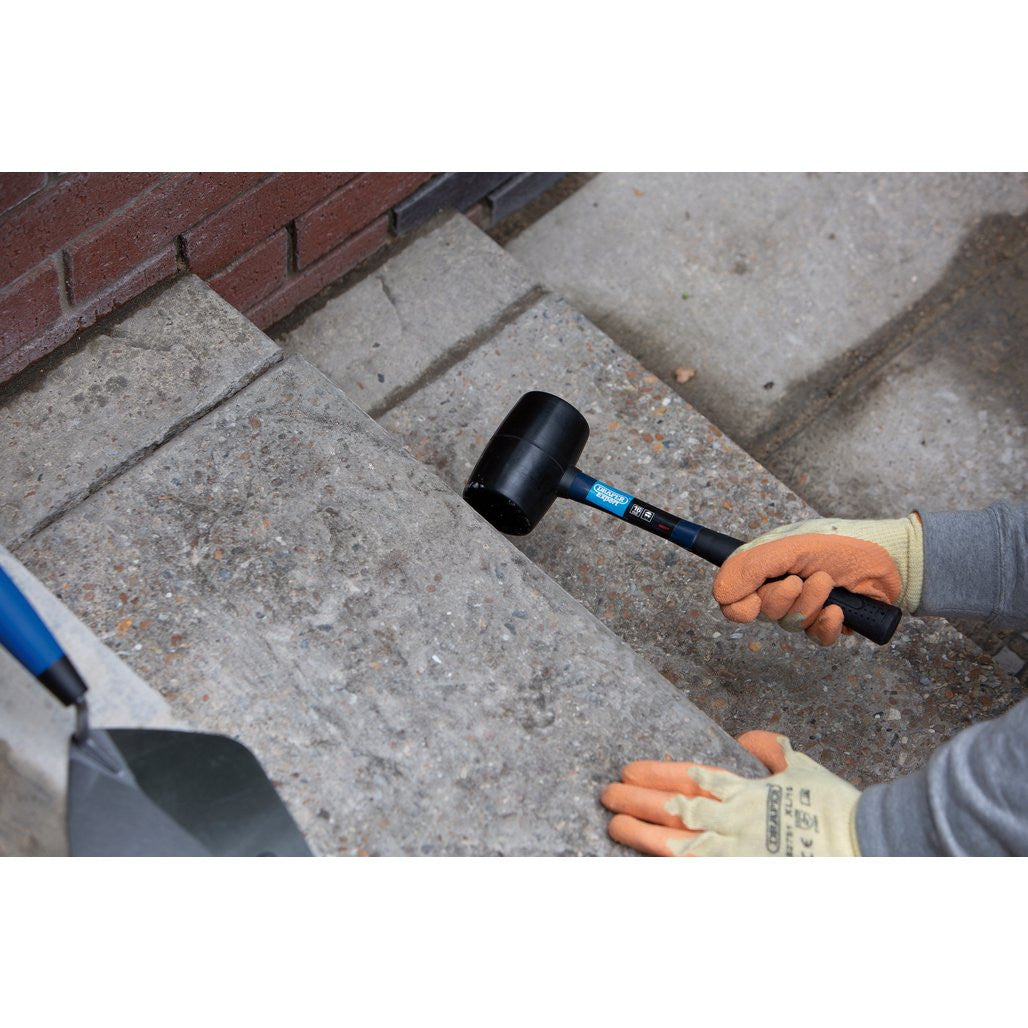 Draper Expert Rubber Mallet with Fibreglass Shaft, 450g/16oz  08017