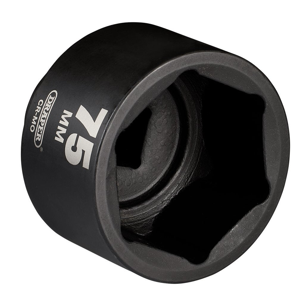 Draper HI-TORQ® Impact Socket, 1" Sq. Dr. 75mm   08504