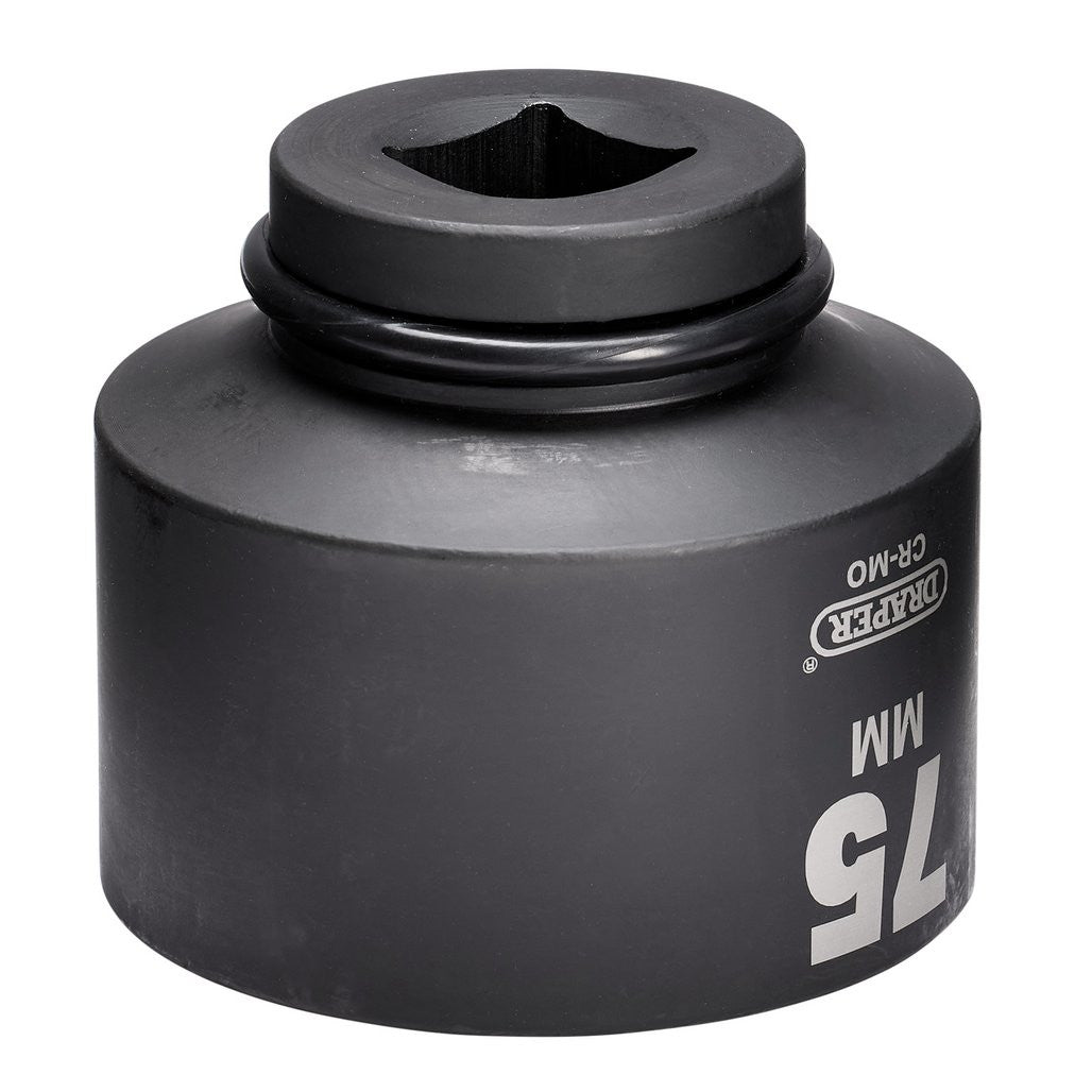 Draper HI-TORQ® Impact Socket, 1" Sq. Dr. 75mm   08504