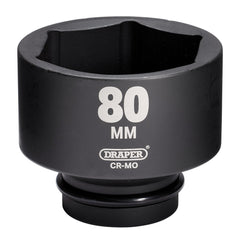 Draper HI-TORQ® Impact Socket, 1" Sq. Dr. 80mm  08505