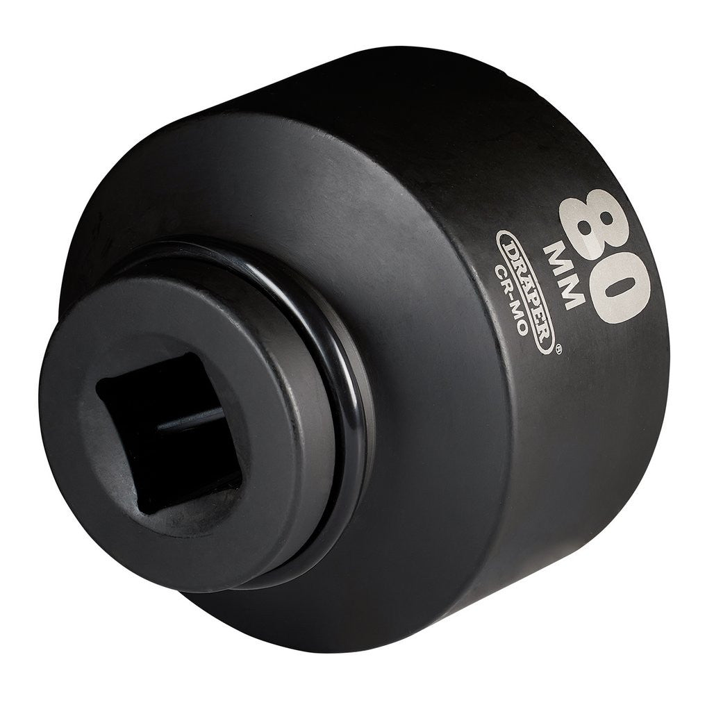 Draper HI-TORQ® Impact Socket, 1" Sq. Dr. 80mm  08505