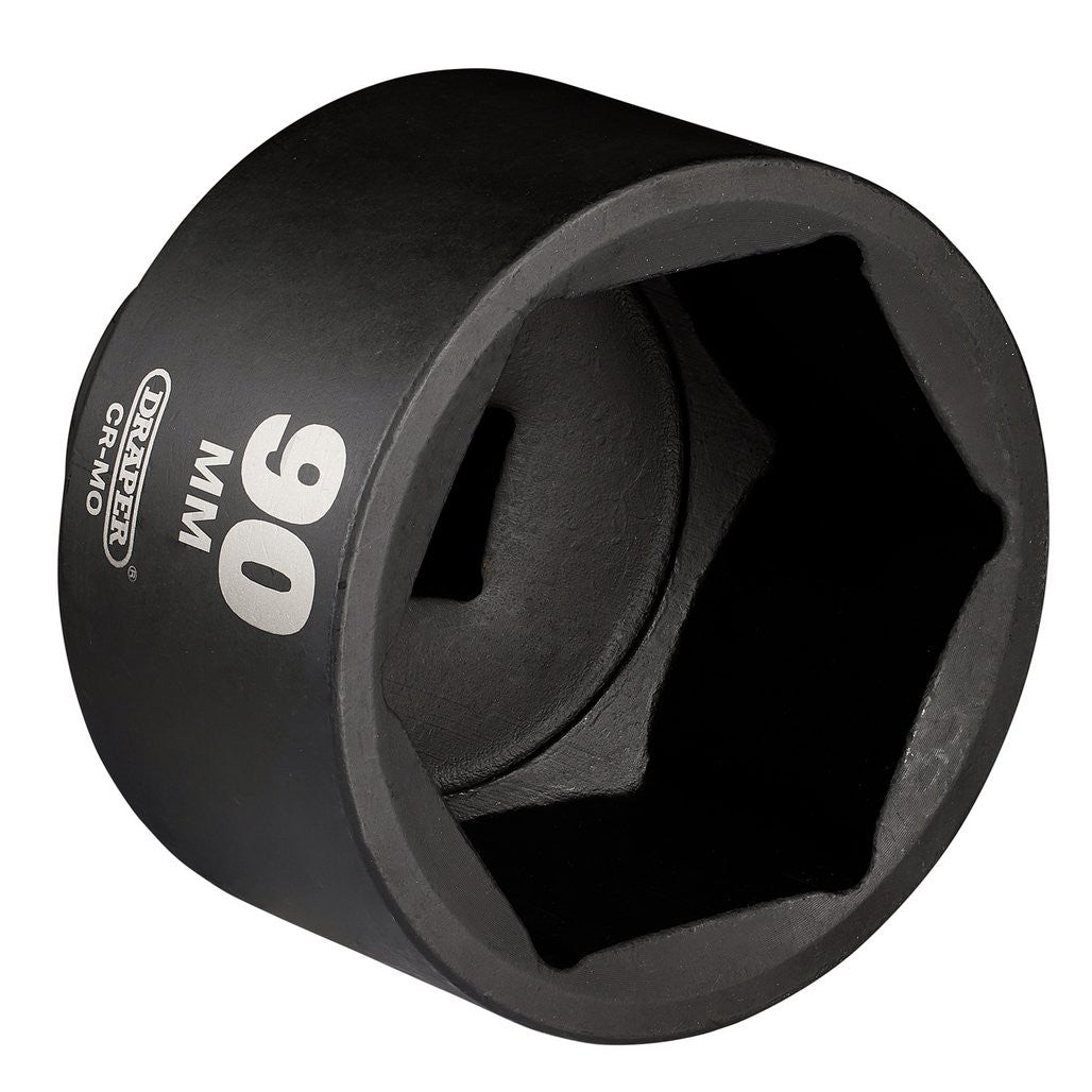 Draper HI-TORQ® Impact Socket, 1" Sq. Dr. 90mm    08507