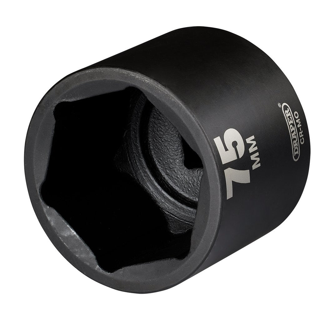 Draper HI-TORQ® Deep Impact Socket, 1" Sq. Dr., 75mm  08516