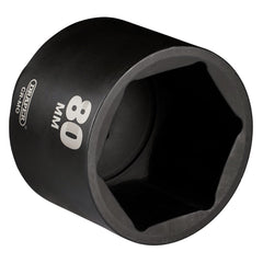 Draper HI-TORQ® Deep Impact Socket, 1" Sq. Dr., 80mm  08525