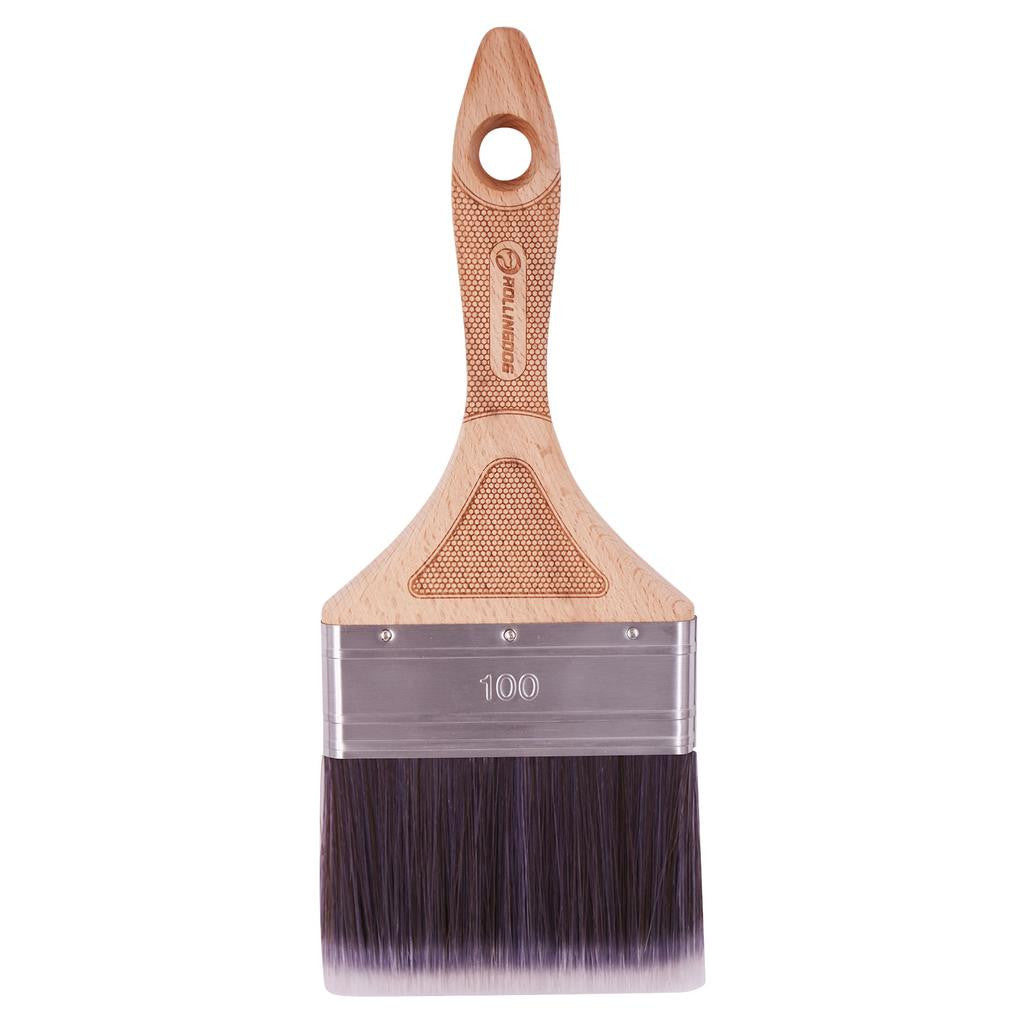 Draper ROLLINGDOG DOBERMAN™ BTX1000 Series Beaver Tail Paint Brush, 100mm  08581