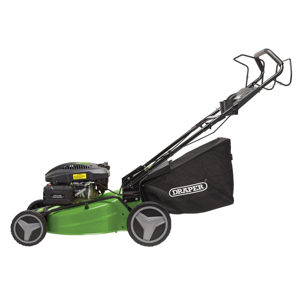 Draper Self-Propelled Petrol Lawn Mower with Mulching, 510mm, 173cc/4.4HP  08673