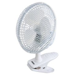 Draper 230V Clip-On Desk Fan, 6"/150mm, 15W 08710