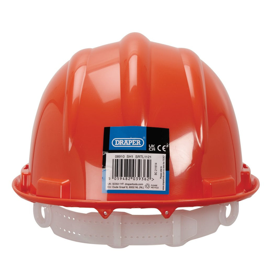 Draper Safety Helmet, Orange  08910