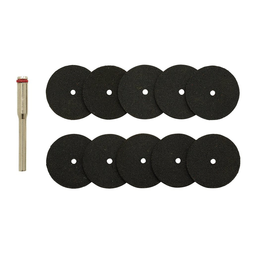 Draper Cutting Wheels and Holder for D20 Engraver/Grinder (10 Piece)  08957