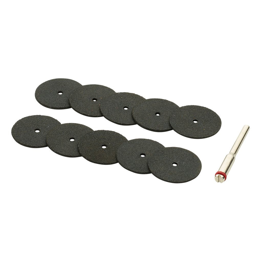 Draper Cutting Wheels and Holder for D20 Engraver/Grinder (10 Piece)  08957