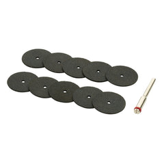 Draper Cutting Wheels and Holder for D20 Engraver/Grinder (10 Piece)  08957