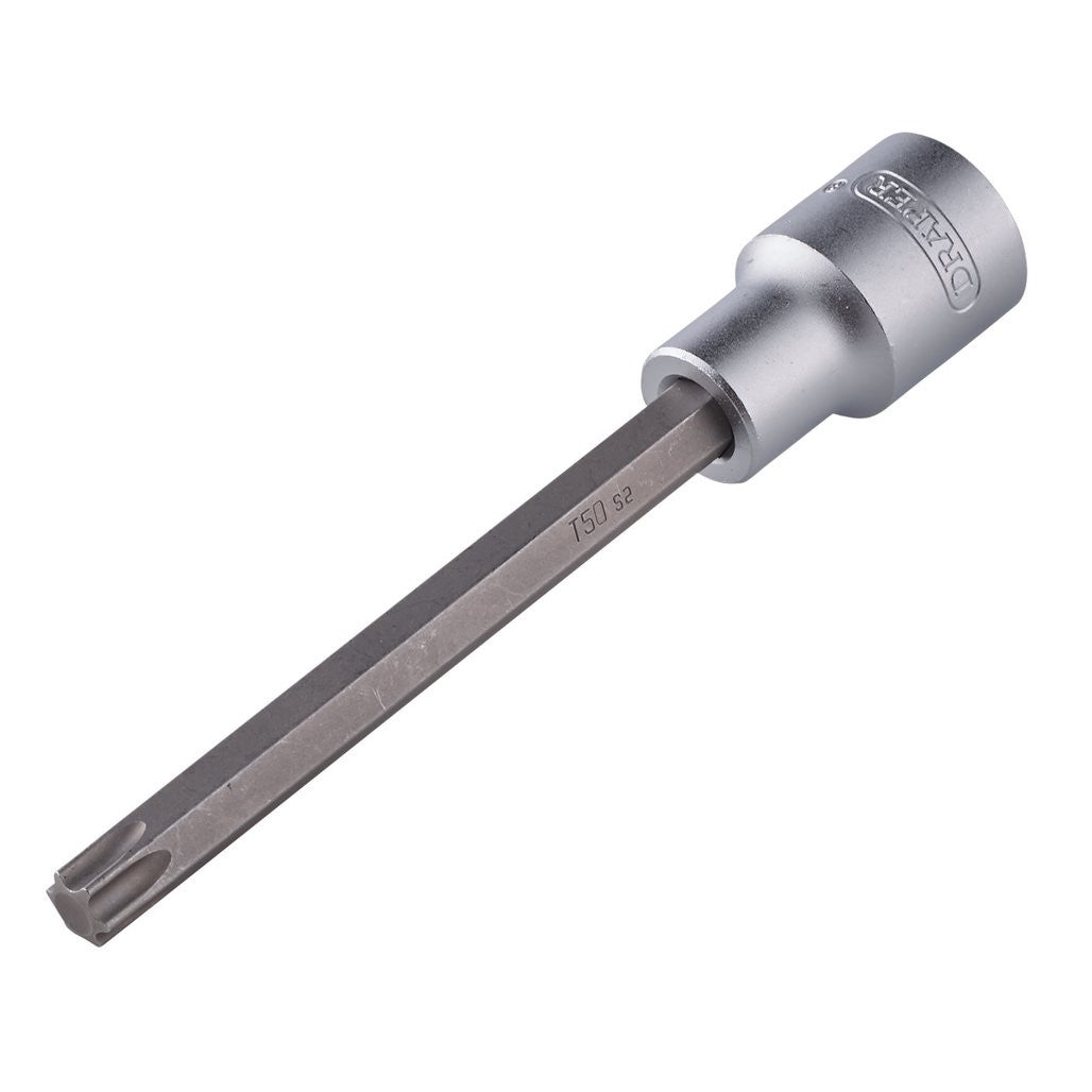 Draper TX-STAR® Socket Bit, 1/2" Sq. Dr., T50 x 125mm  08968