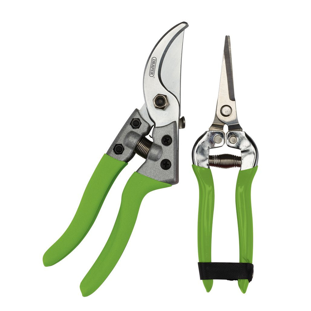 Draper Bypass Pruner and Flower Shear Set (2 Piece)  08987