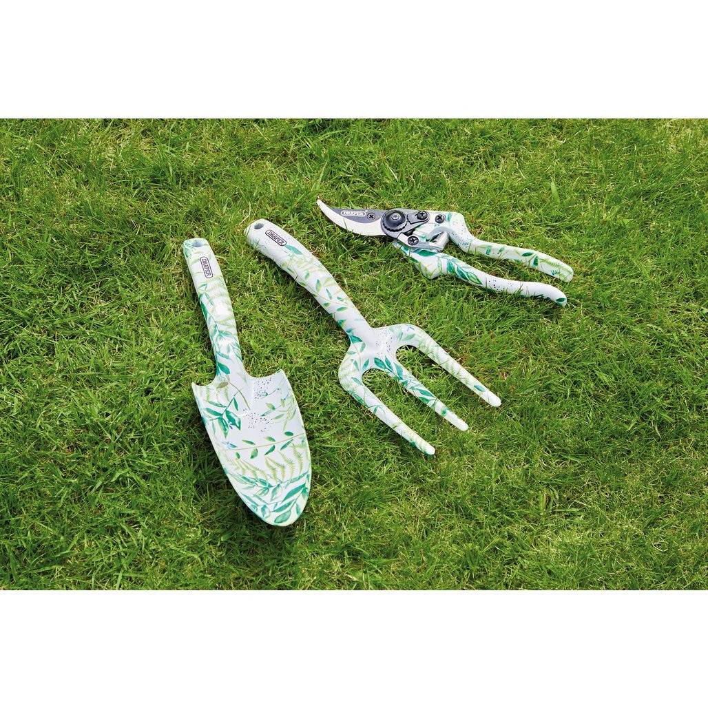 Draper Garden Tool Set with Floral Pattern (3 Piece)  08994